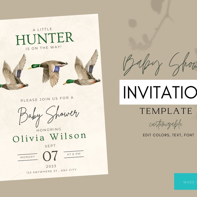 Hunting Baby Shower - Etsy