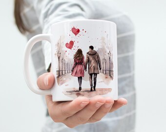 Valentinstag Grafiken für Becher, Hoodie