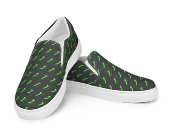 New Mexico Women Shoes | Mystic Green Chile Shoes, Dark - Women | New Mexico Chile | New Mexico Gift | Mystic Roadrunner
