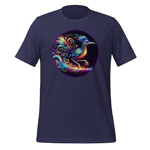New Mexico Unisex T-shirt | Cosmic Runner - Unisex Tee | New Mexico Roadrunner | New Mexico Gift | New Mexico Art | Mystic Roadrunner