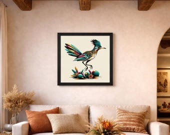 Wüste RoadRunner Kunstdruck: New Mexico Wandbild