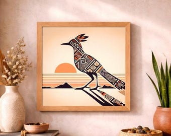 Sundowner Sprinter Kunst: Mystische RoadRunner, New Mexico Wandbild
