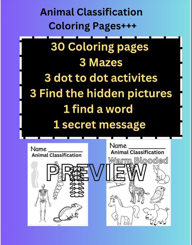 Coloring Pages, Animal Cute Coloring Book, Kid's Entertainment Travel ...