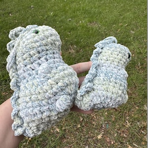 Chubby Crochet Dinosaur, TRex Dino Plushie, Dino Decor, Nursery Decor, Handmade Amigurumi Dinosaur, Prehistoric Decor