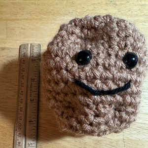 Emotional Support Potato, Crochet Potatoes
