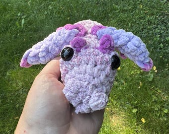 Crochet Dragon Plush|Kawaii Stuffie Dinosaur| Dragon Crochet|Year of the Dragon| Dragon Lover Gift| Handmade Amigurumi Plushie Doll