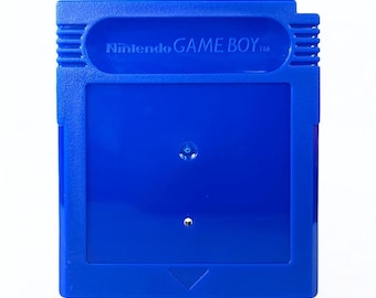 Wymienna obudowa kartridża Game Boy w kolorze różowym, czarnym i białym, przezroczysta, świecąca w ciemności, kolory Pokemon