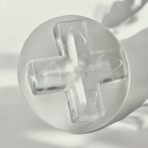 Klarer SNES D-Pad Button: 3D gedrucktes Ersatzteil