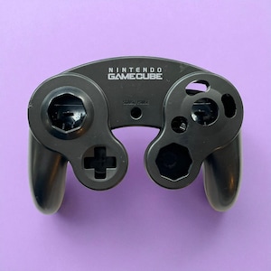 Nintendo GameCube Replacement OEM Black  Controller Housing Shell NGC Part Original NUS-003 Gamepad Color Fix Your Game Cube Gamepad
