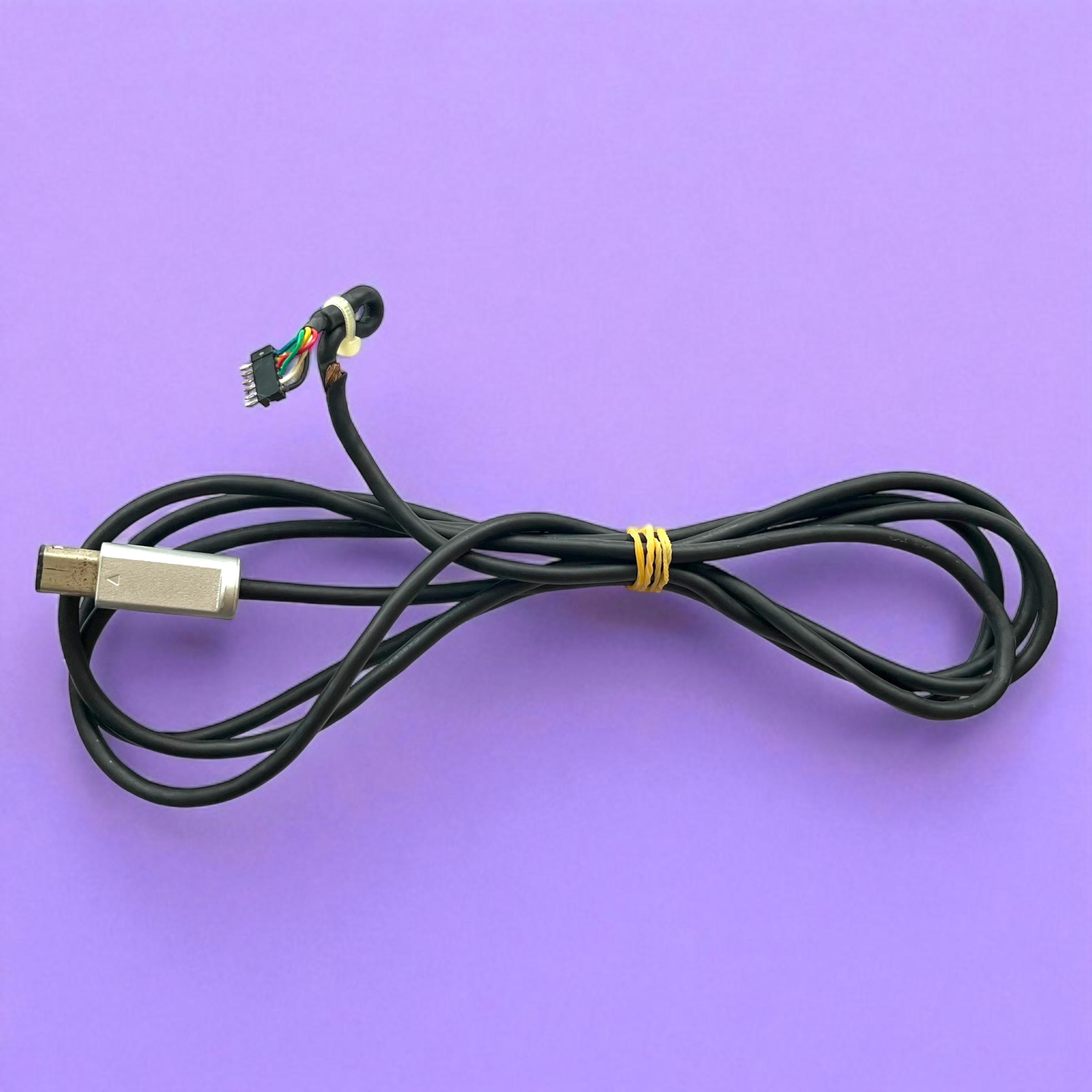 Replacement Controller Cable For Nintendo GameCube - 10ft Black Cord With Header Pins