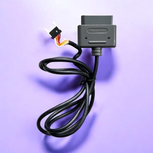 Authentic Super Famicom Controller Cable: 3ft OEM SNES Replacement Part