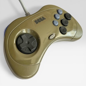 Mando USB SEGA Saturn restaurado / Carcasa original para PC, Mac y Raspberry Pi