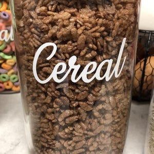 Custom Pantry Labels - Canister Labels- Kitchen labels