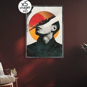 Imagination Art Collection, Modern, Stylish, Original, 5 High-Quality Works, Digital, Instant Download
