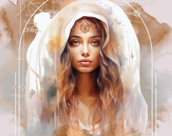 Mary Magdalene Wall Art | Christian Gift | Christian Artwork | Religious Wall Art | Christian Home Decor