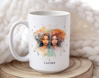 15 oz Gemini Mug | Gemini Gift | Gemini Mug | Zodiac Mug | Zodiac Gift | Astrology Gifts | Gemini | Astrology Mug | Inspirational Gift