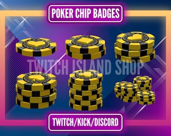 Poker Chips | Gambling | Poker | Twitch - YouTube - Discord - Kick | Casino, Chips, Coins | Streaming.