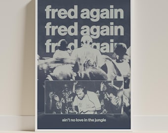 Fred Again Album Poster: Retro Concert Ticket Music Print - Etsy