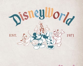 Mouse Friends Trip California Svg, Colorful Mouse World Svg, Custom Family Trip California Svg, Magical Family Trip Mouse Friends Svg