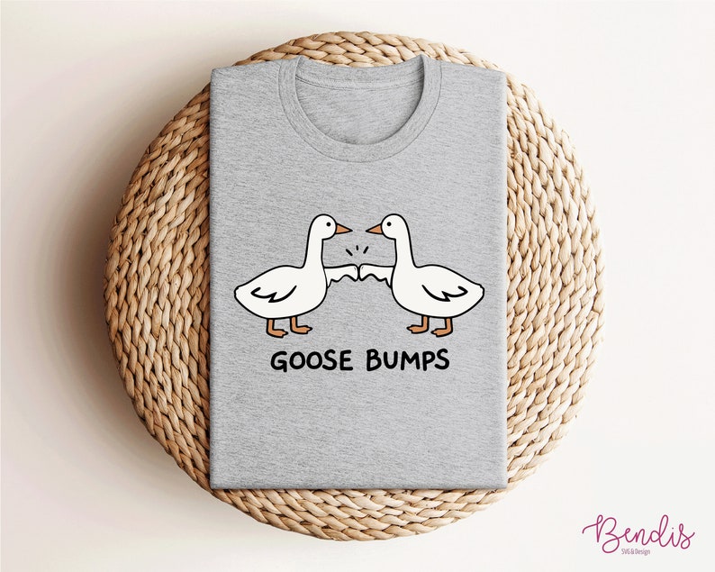 Goose Bump Svg, Animal Lover Shirt Design (Digital Download) image 5