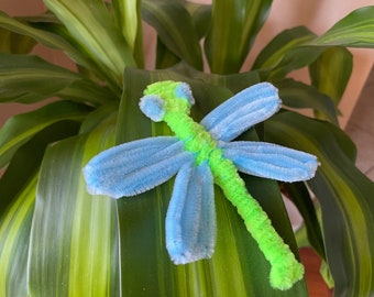 Dragonfly Pipe Cleaner Handmade Figure