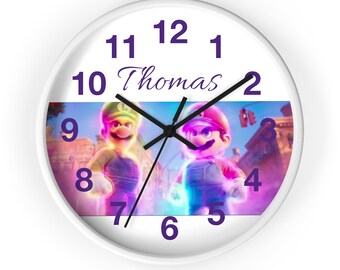 Kid's Personalized Wall Clock