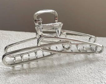 Silver Safety Pin Hair Clip Blank: DIY Punk Alt Style Accessory