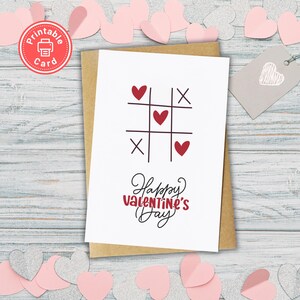 Biglietto di San Valentino, Xoxo, Biglietti d'amore, Biglietti di auguri, Download digitale, Biglietto stampabile, Stampa a casa, Regali romantici, Le migliori coppie