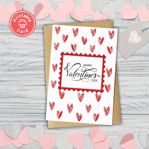 Valentinstagskarte, Liebeskarten, Grußkarten, digitaler Download, druckbare Karte, Print at Home, Romantische Geschenke, Beste Paare