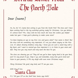 Letter from Santa