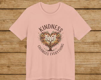 Camiseta "La bondad lo cambia todo" / Camiseta cristiana de bondad / Camiseta inspiradora basada en la fe