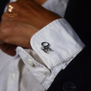 Manschettenknöpfe personalisiert, Manschettenknöpfe benutzerdefinierte, Trauzeugen Geschenke, Bräutigam Hochzeit Manschettenknopf, Hochzeitsgeschenk, Junggesellenabschied, Geschenk für Ihn