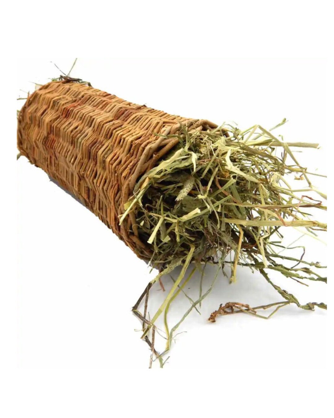 Willow Forage Tube: Rabbit Enrichment Toy With Timothy Hay - Etsy