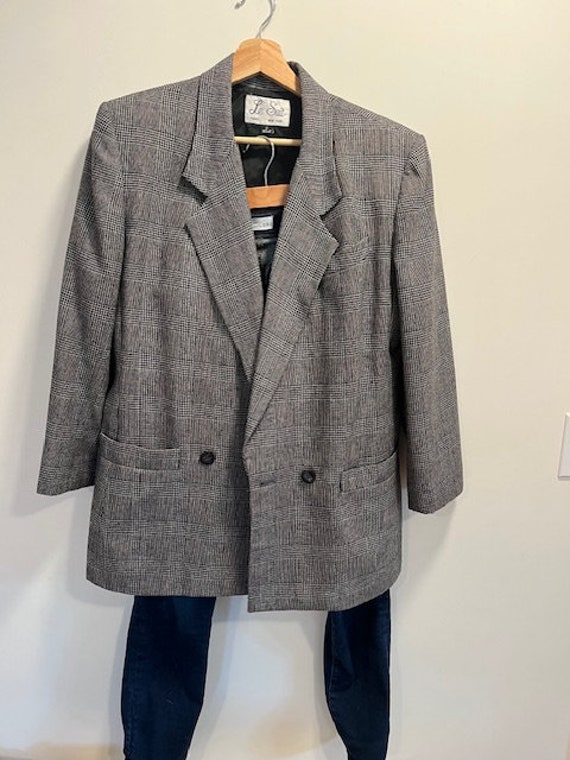 Vintage Le Suit Skirt Suit Size 12- Wool