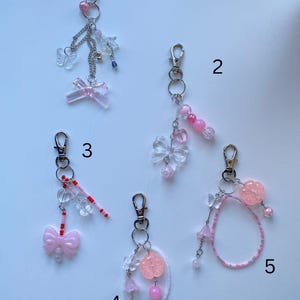 Pink Bag Charms