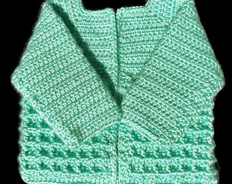 Baby Gift-Soft Sweater-Gender Neutral-Greenish Blue-Easy Washing