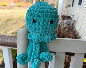 Crochet Jellyfish, Soft and Squishy, Handmade Plushie