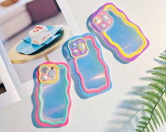 Candy Wavy Liquid Textured iPhone case iPhone 14 13 12 11 Case iPhone Pro Max Case iPhone X XS Max iPhone XR Case iPhone 7 8 iPhone SE