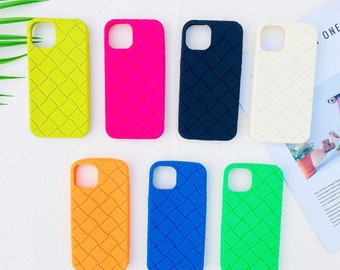 Étui de protection super doux en silicone tressé doux iPhone 15 14 13 12 11 Pro Max Étui iPhone X XS Max iPhone XR Étui iPhone 7 8 iPhone SE