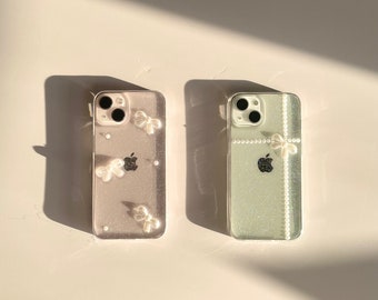 Joli nœud papillon iPhone 15 14 13 12 11 Pro Max Case iPhone 13 12 mini Case iPhone XS Max XR Case iPhone 7 8 15 14 Plus Case iPhone SE Case