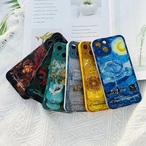 Painting iPhone 15 14 13 12 11 Pro Max Case iPhone 13 12 mini Case iPhone XS Max XR Case iPhone 7 8 15 14 Plus Case iPhone SE Case