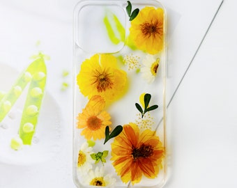 Pressed Real flower phone case, iPhone case 15 14 13 12 11 iPhone Pro case Pro Max Case iPhone XR iPhone Case XS Max iPhone 7 8 case