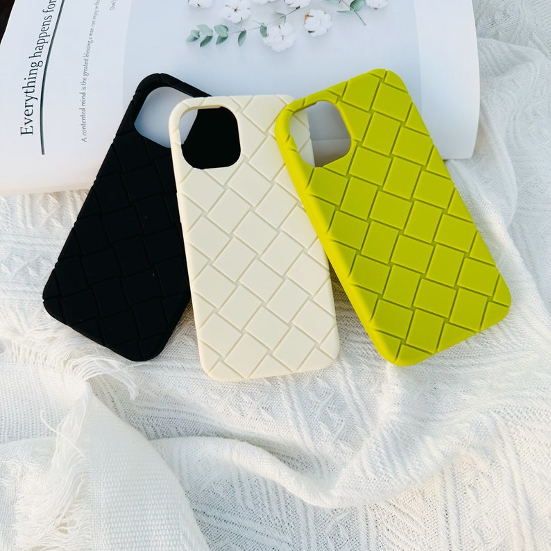 Soft Braided Silicone Super Soft Protective Case iPhone 15 14 13 12 11 Pro Max Case iPhone X XS Max iPhone XR Case iPhone 7 8 iPhone SE Bild 3