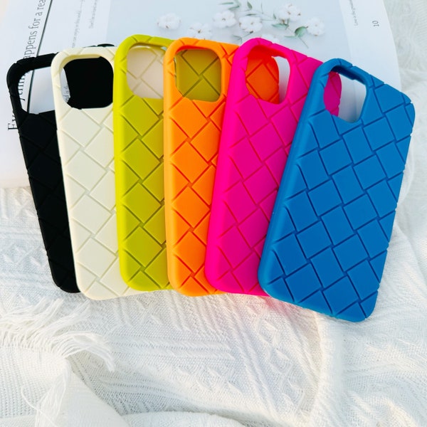 Soft Braided Silicone Super Soft Protective Case iPhone 15 14 13 12 11 Pro Max Case iPhone X XS Max iPhone XR Case iPhone 7 8 iPhone SE