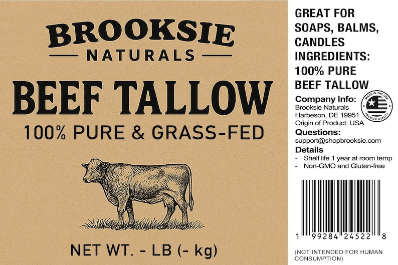 100% Grass Fed Beef Tallow 7lbs Rendered Bulk | No Additives | Chemical Free Filtered | Non-GMO and Gluten-free image 4