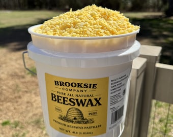 Beeswax Pellets Yellow and Unrefined 4Lb.