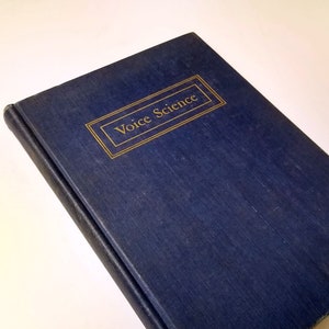1942 Voice Science by Judson and Weaver Rare Textbook Vintage Book