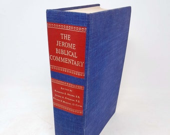 1968 The Jerome Biblical Commentary Raymond Brown Vintage Catholic Bible Theology Bible Book