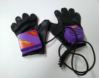Ultra Rare 1988 Rhythm Fingers Vintage 1980s Kids Toy Piano Keyboard Gloves 80s Toys
