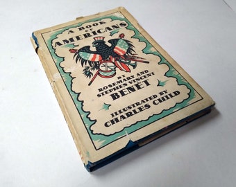 1933 'A Book of Americans' - Benet: Vintage Historical Poetry